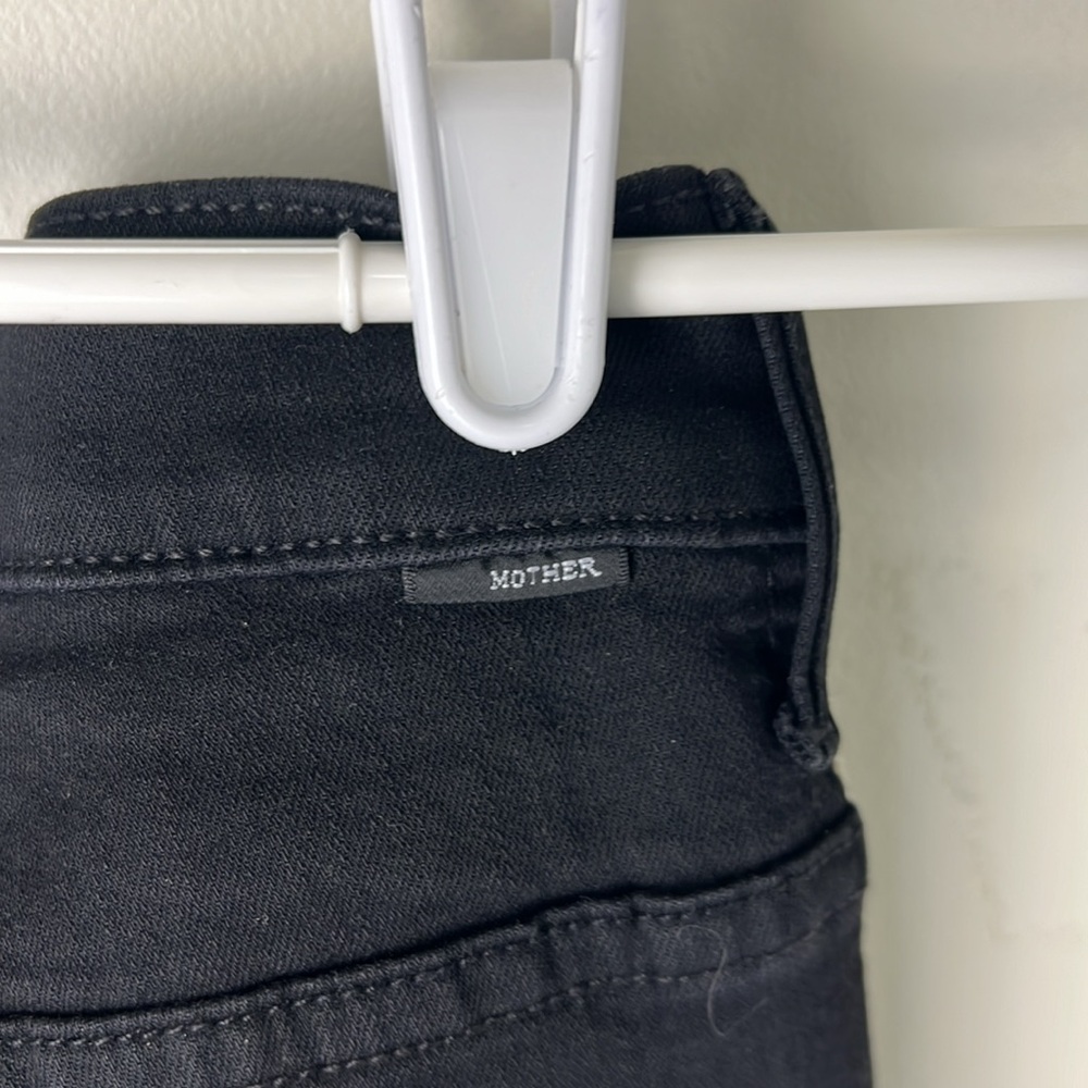 Mother Insider Crop Step Fray 2.5% Elastane Jeans Size 26 - Picture 6 of 15